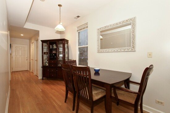 2155 W Belmont Ave, Chicago, IL 60618 dining room unit 2